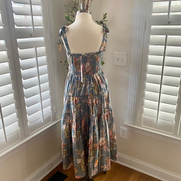 Christy Lynn Mia Dress - Blue Brocade size M - Picture 11 of 16